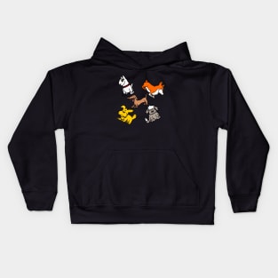 Mixed Up Pups Kids Hoodie